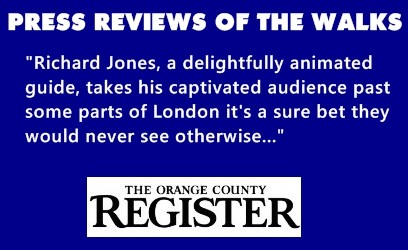 The Orange County Register quote on Richard Jones's Jack the Ripper Tour.