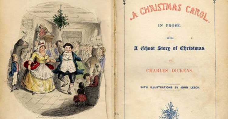 The cover page of A Christmas Carol