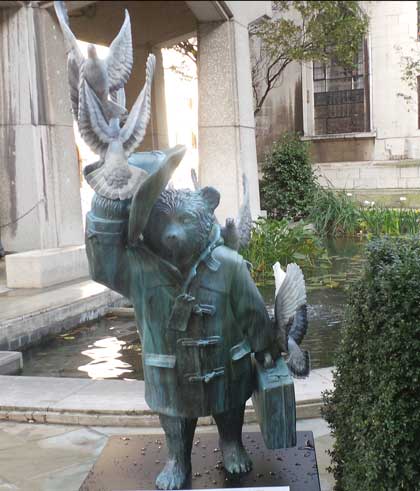 The Paddington Statue at Guildhall.