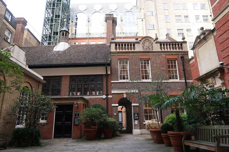 The inner court of Barnard's Inn.