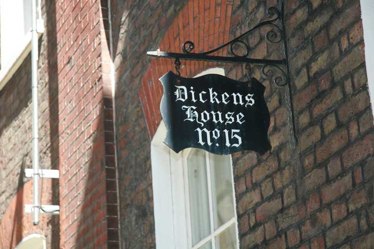 The Dickens House in Took's Court.