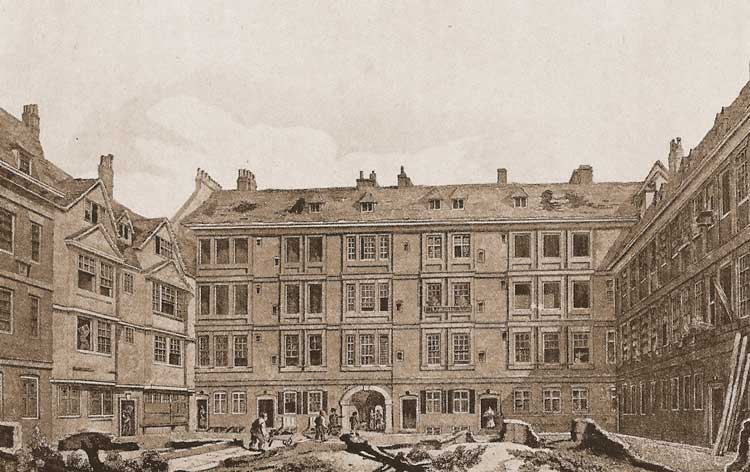 An illustration of Furnival's Inn.