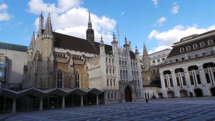 The City of London's Guildhall.