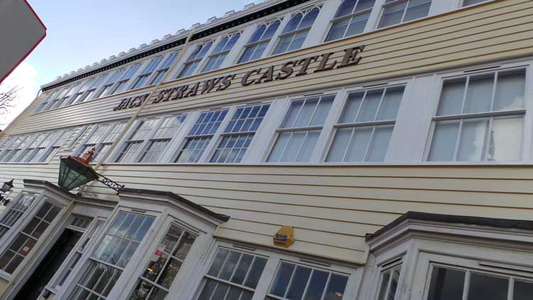 The exterior of Jack Straw's Castle.