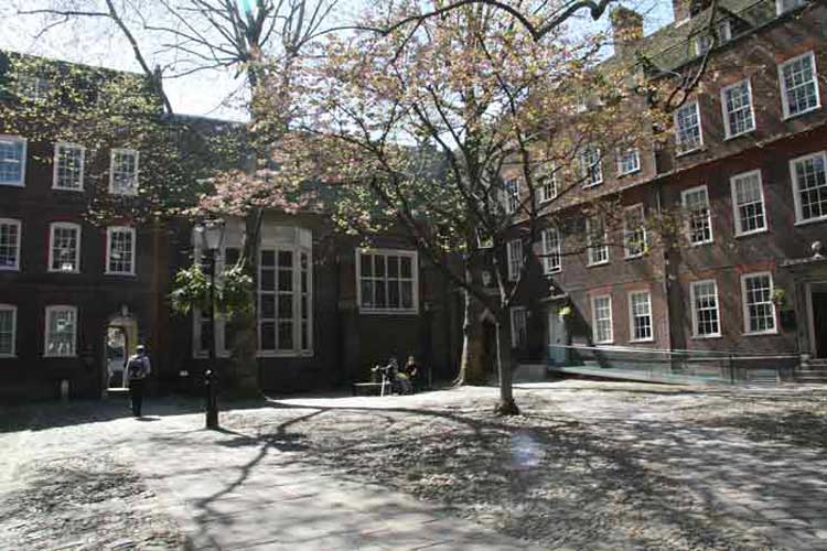 The inner court of Staple Inn.