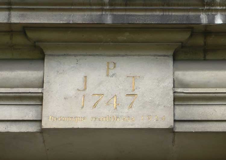 The PJT stone in Staple Inn.