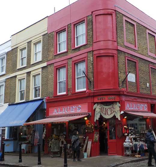 Alice's Antiques, Portobello Road.