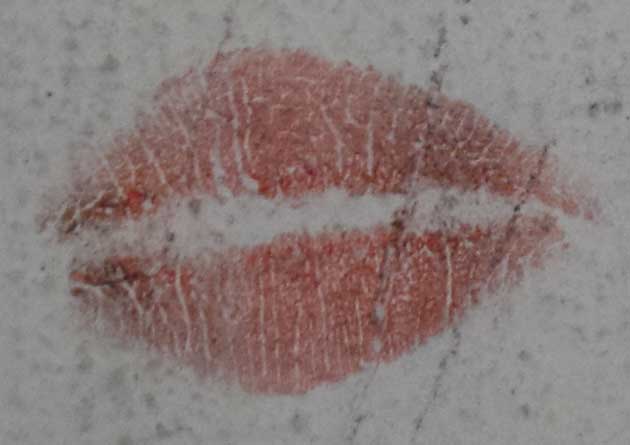 The lips on a wall in Great Windmill Street.