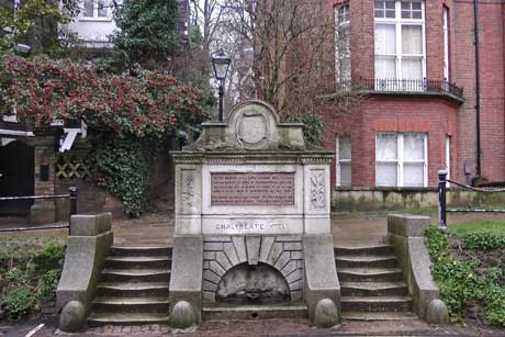 The Challybeate Well on Well Walk.