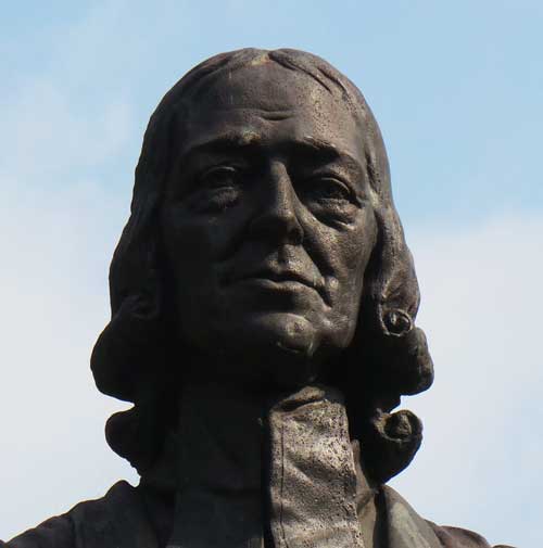 The Statue outside John Wesley's House on City Road