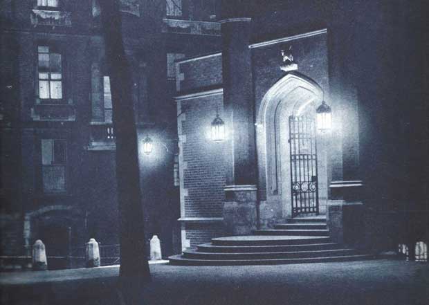 Middle Temple Hall by night - a stop on the Sweeney Todd Walk.