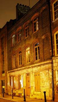 One of the old houses on the Jack the Ripper walk.