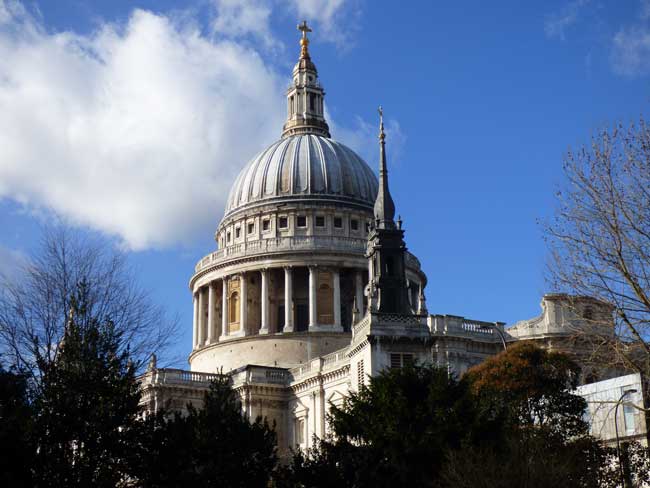 St Paul's Cathedral seen in August 2016.