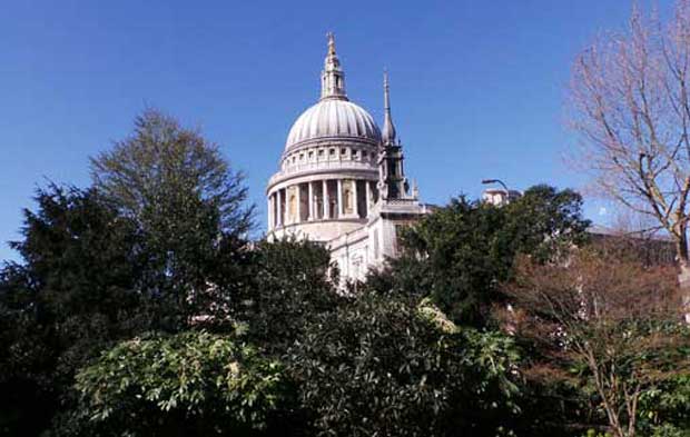 St Paul's seen from New Change.