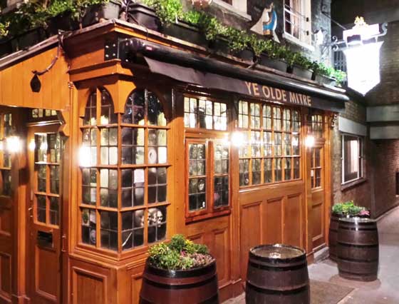 The hidden pub we encounter on our walks around London.