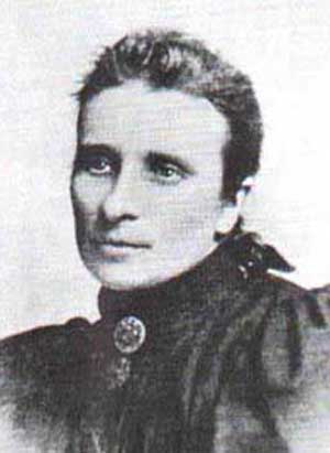 A portrait of Mary Rogers.