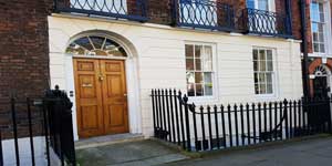 The exterior of 17 Church Row, Hampstead.