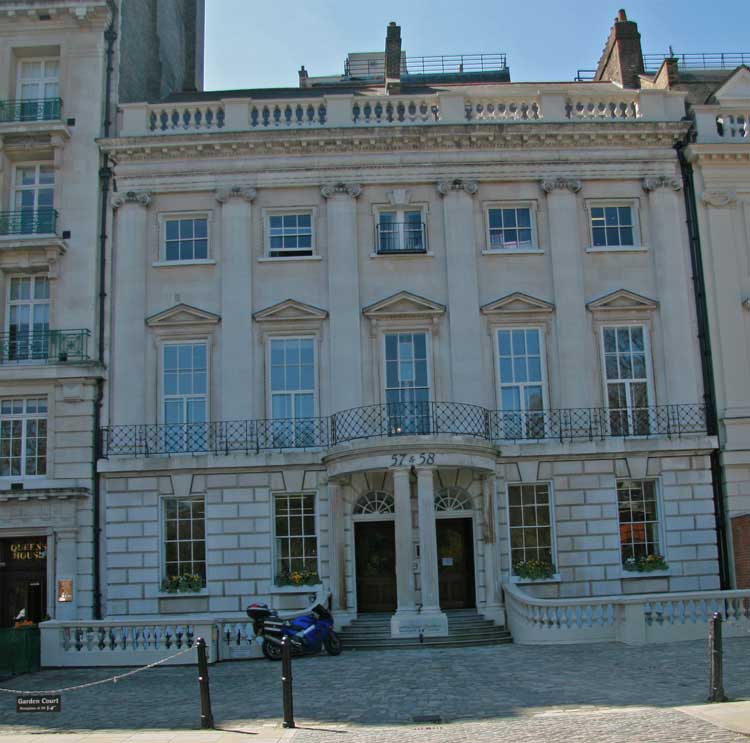 The exterior of 57 and 58 Lincoln's Inn Fields.