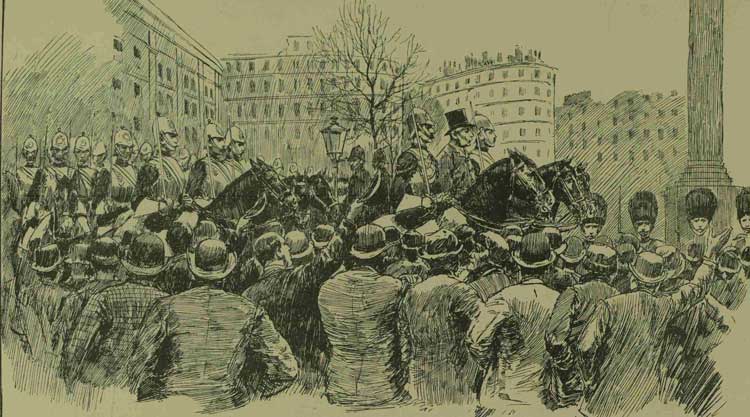 The Bloody Sunday riots November 1887..