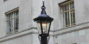 The Carting Lane Sewer powered gas lamp.