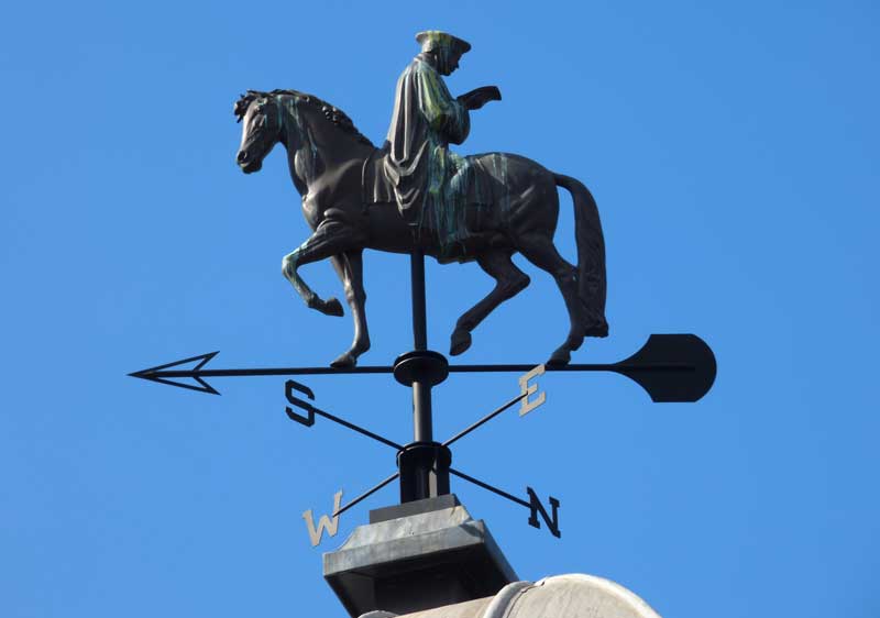 The Erasmus weather vane.