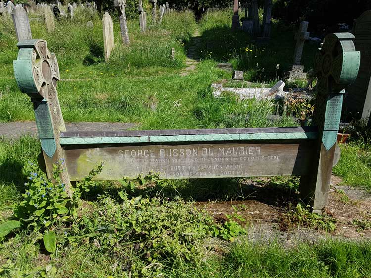 The grave of George and Gerald du Maurier.