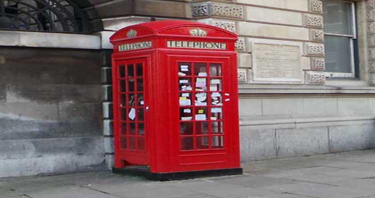 The Sherlock Holmes Phone Box.