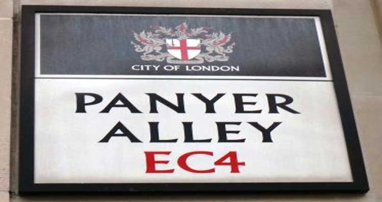 Payner Alley Street Sign