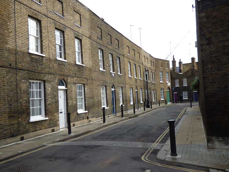 One of the streets in the conservation area.