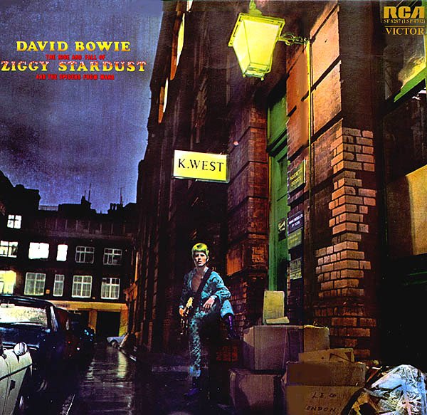 The album cover from Ziggy Stardust and The Spiders From Mars.